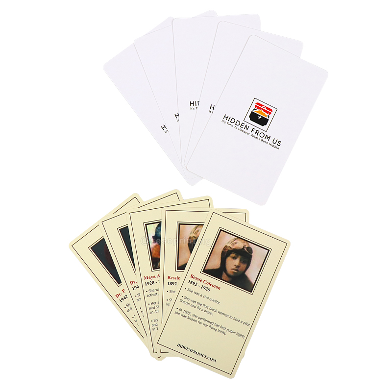 Memory and Matching Card Game Custom Printing Flashcards