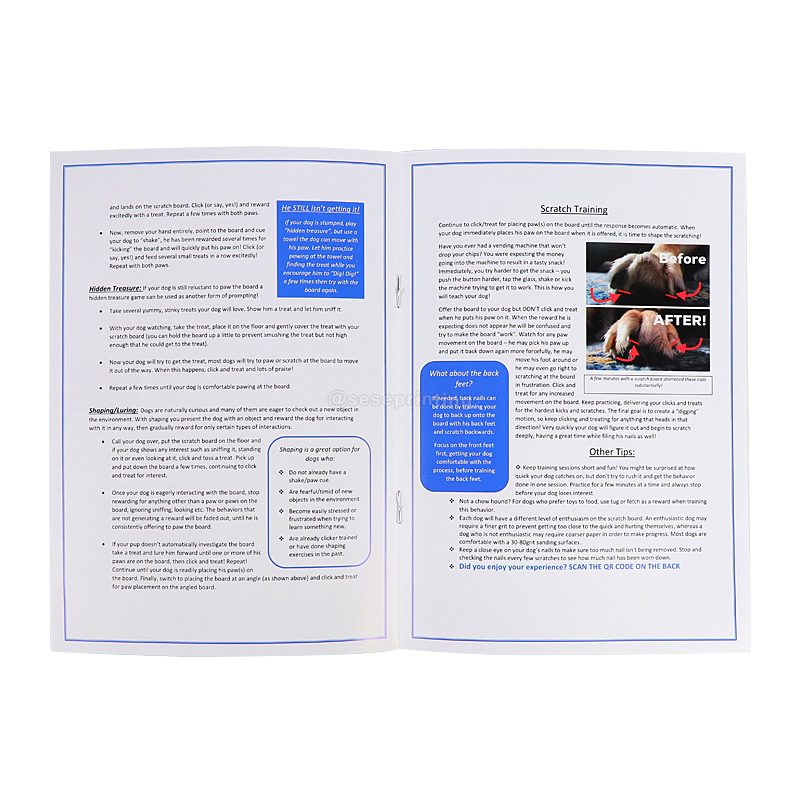 Custom Booklet Paperback Textbook Printing Service
