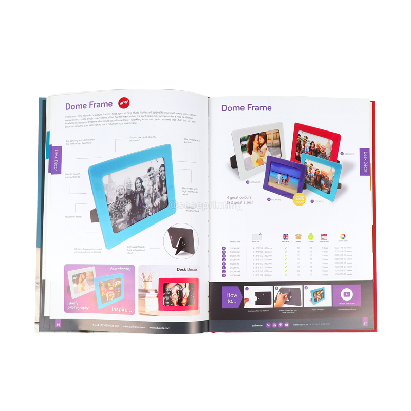 Custom Book Printing Magazine Photo Book Hardcover Textbook