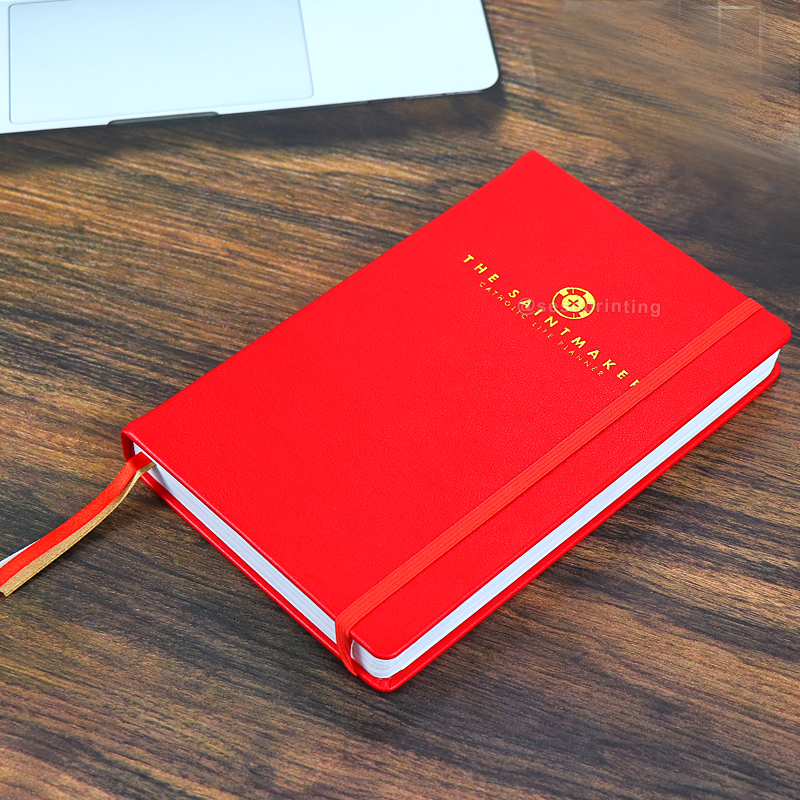 Printed Leather Journal Custom Weekly Monthly Planners Notebooks
