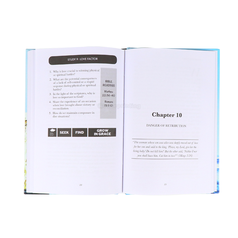 Self-Publishing Book Customized Hardcover Chapter Book Printing