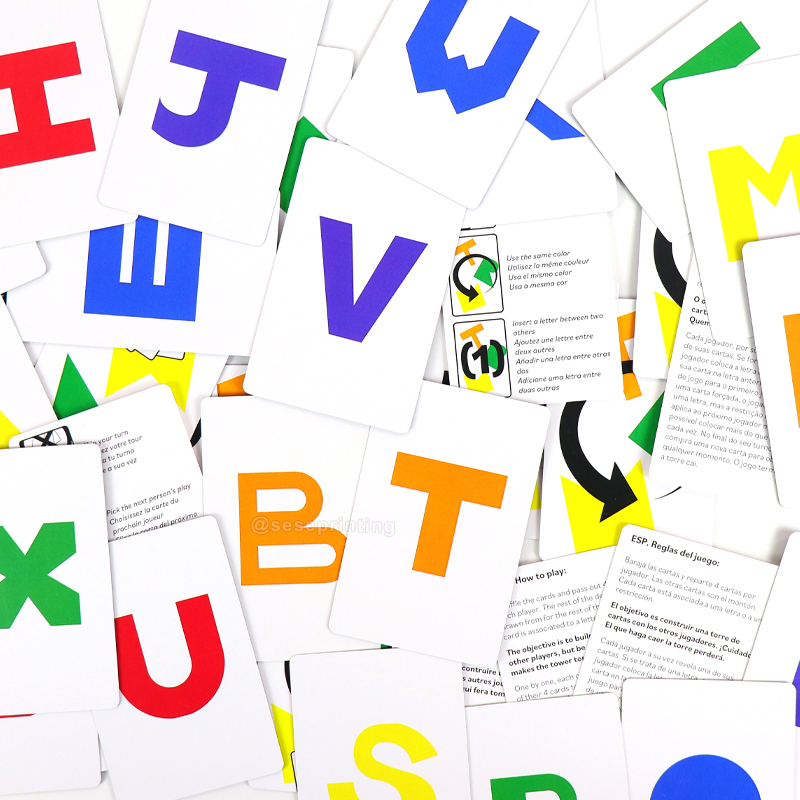 Game Cards Manufacturer Print Your Own Educational Flashcards