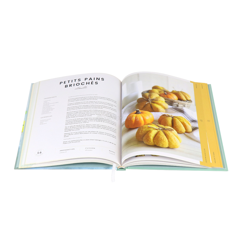 Hardcover Cookbook Printing Company Recipe Book Publisher Service
