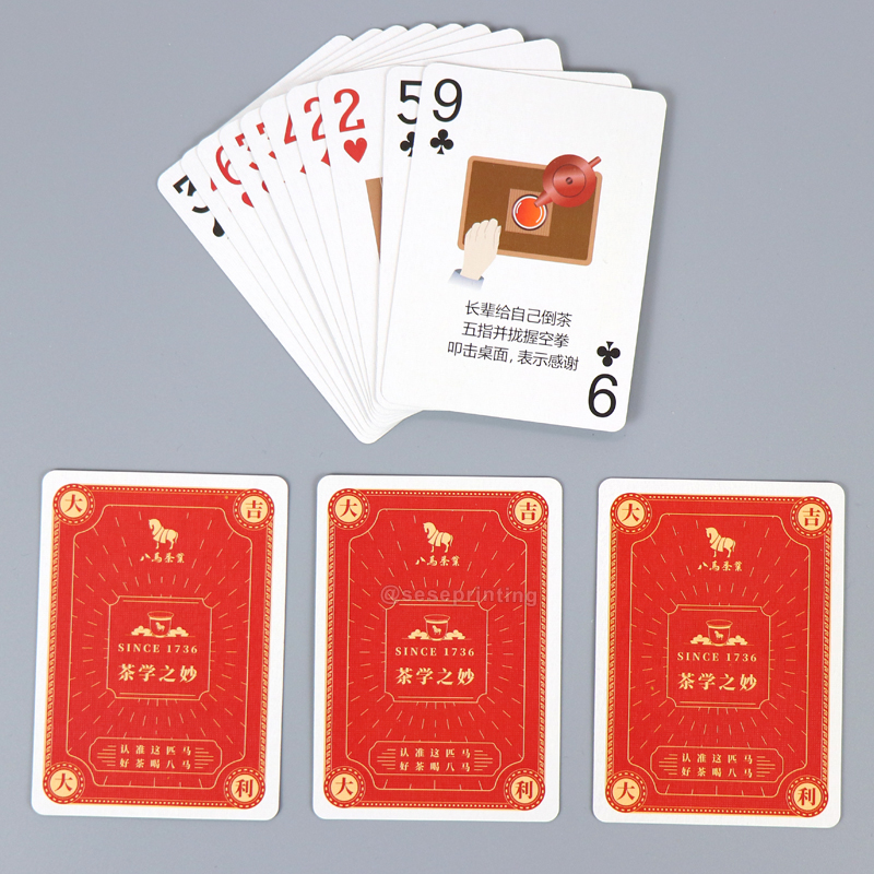 Personalised Tea Educational Learning Flashcards Printing Service