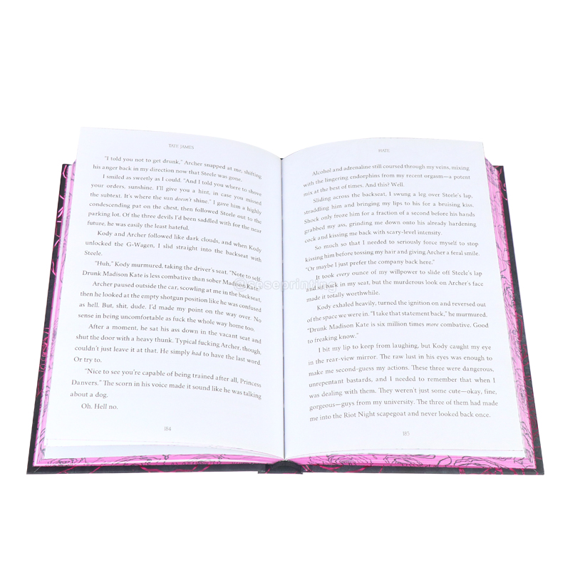 Special Edition Hardcover Book Printing with Colour Sprayed Edges