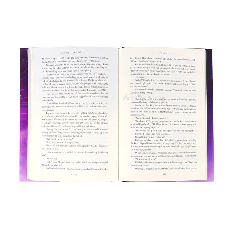Books with Sprayed Edges and Full-Color on Double Sides Dust Jacket