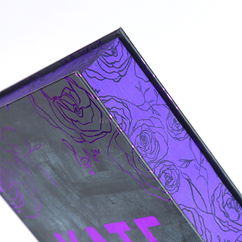 Purple Foil Cover Hardcover Book Printing with Sprayed Edges