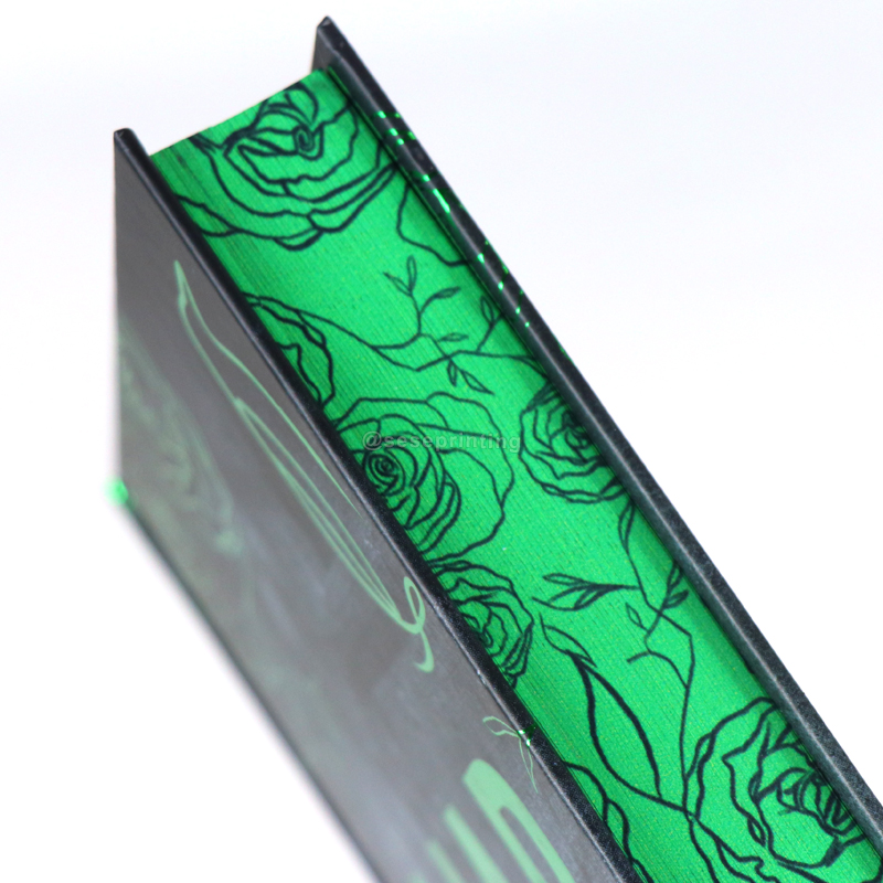 Publishing Green Foiled Hardback Book Printed with Sprayed Edges