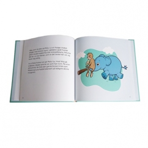 Custom hardcover childrens picture laminated child book printing