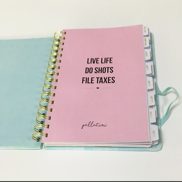 cheap agenda organizer planner notebook (1)