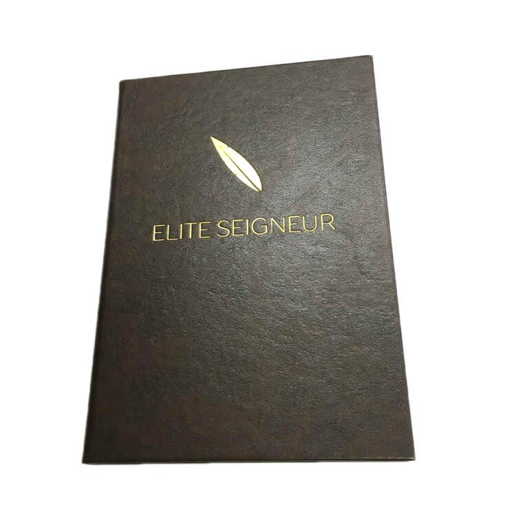 Promotional wholesale foil leather cover journals (2)