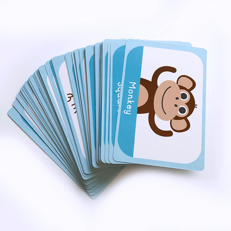 custom Educational Math Cards Printing Paper Study Flash Cards