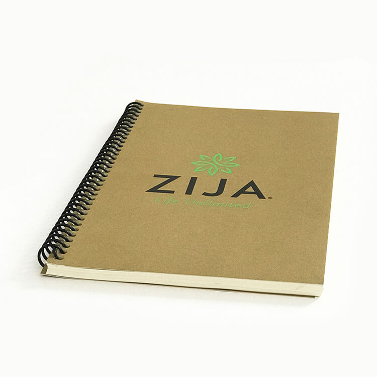 Soft cover journal with custom logo 2019