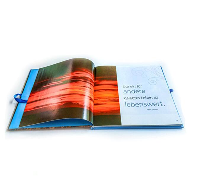 Book Printing Factory - Hardcover Book With Ribbon  with high quality