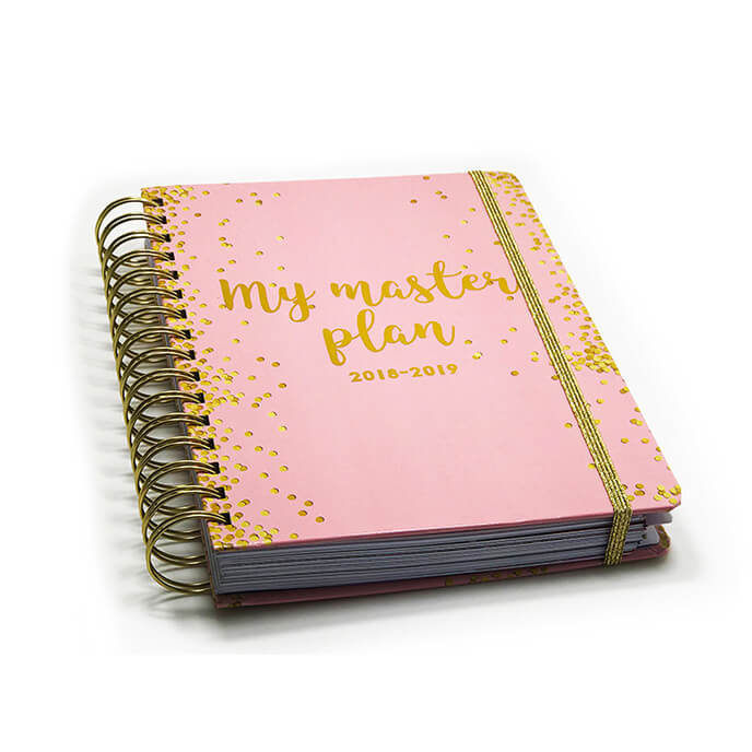Custom Gold Spiral Notebook - Notes - Gift for Friend (3)
