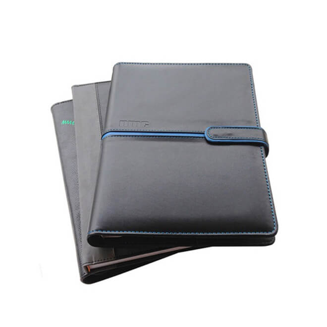  Luxury Leather Bound Journal - Black Leather Executive Journal Notebook 2020 (3)