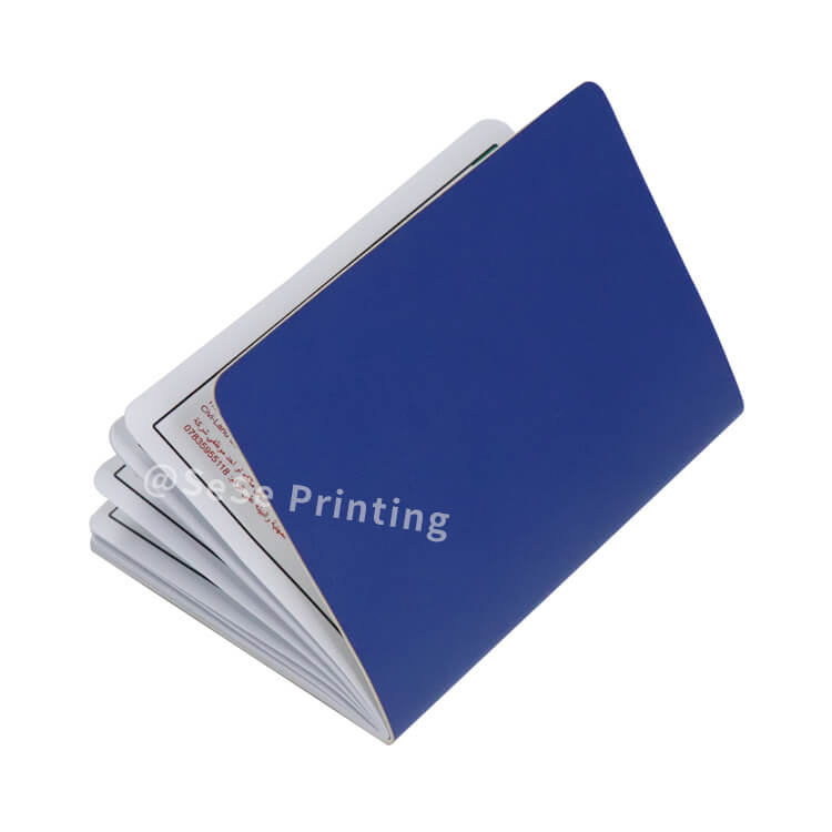 Professional Custom Printing Service Leather Passport Cover Safety Passport Booklet