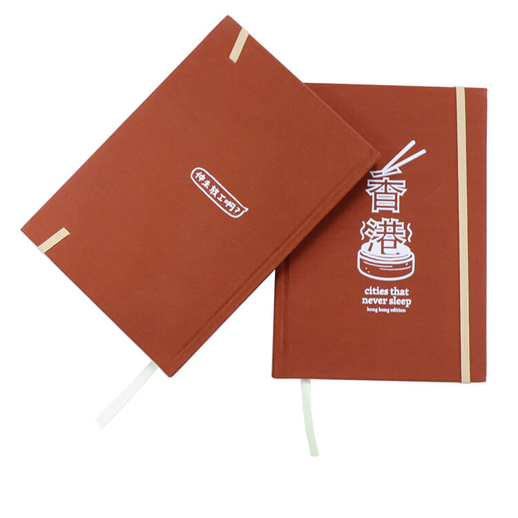 Journals Custom Logo Notebook Hardcover Linen Fabric Journal Daily Planner