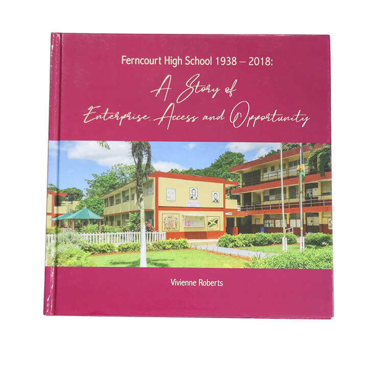 Full Color Linen Cover a Story of Enterprise and Opportunity Book Printing Custom Hardcover Book