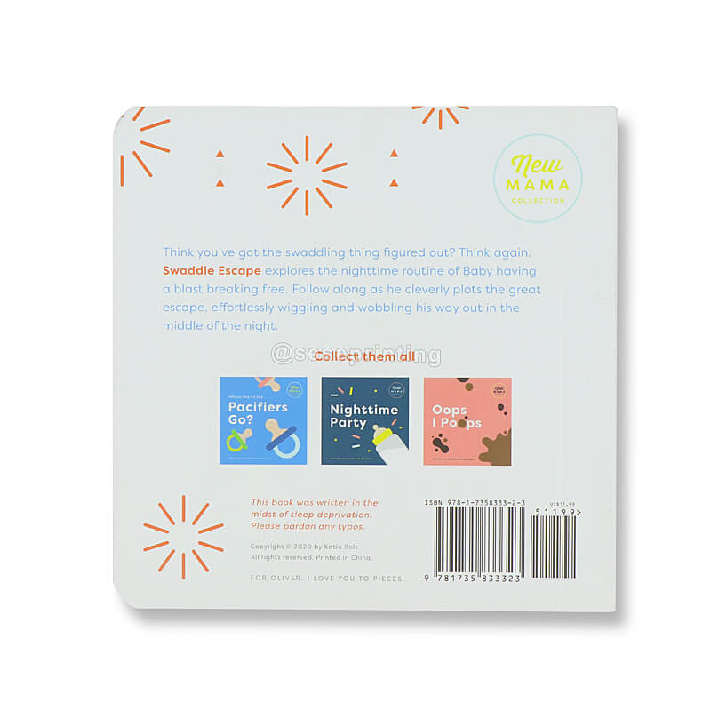 Cardboard Print High Quality Recycled Paper Book Children Board Book Printing Kids Book Printing