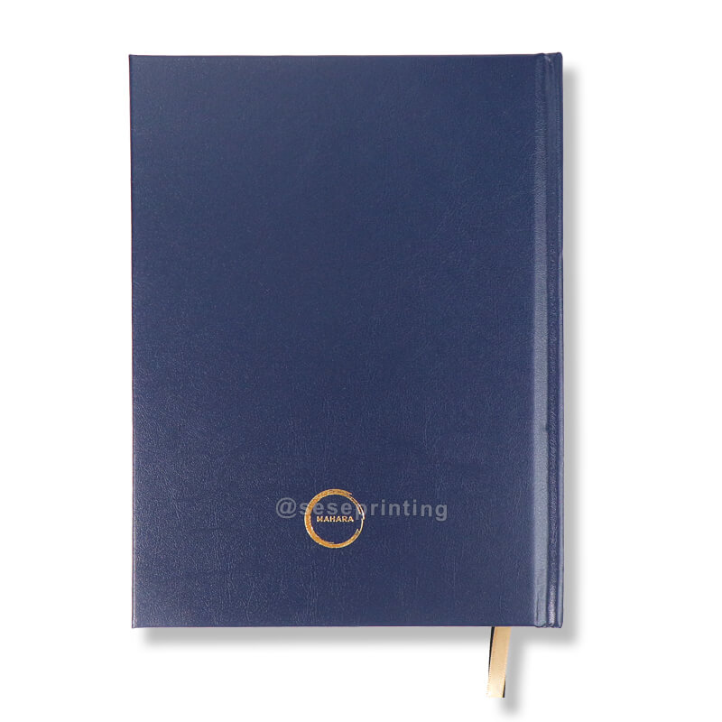OEM Personalized Luxury Mental Health Notebook Leather Journal Monthly Planner Journals Printing Custom