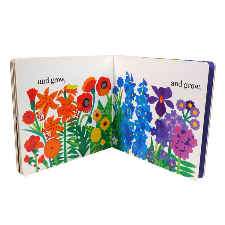 Custom Full Color Hardcover Cardboard Book Children Board Book Printing