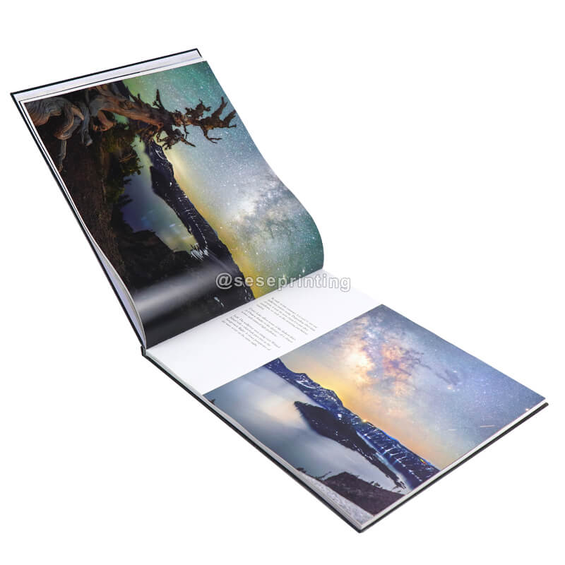 Custom Full Color Cheap Hardcover Illustration Picture Books Printing Landscape Book