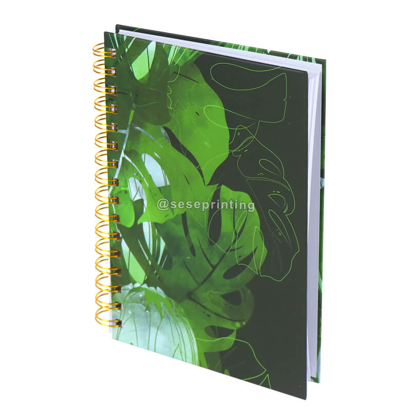 A5 Diary Note Book Hardcover Planners and Notebooks Custom Spiral Journal Notebook