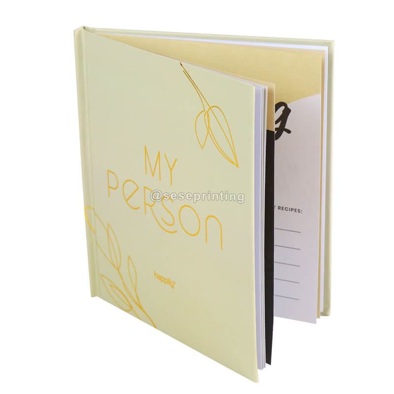 Printed Elegant Notebooks Creative Hardcover Diary Notepad Custom Person Journal