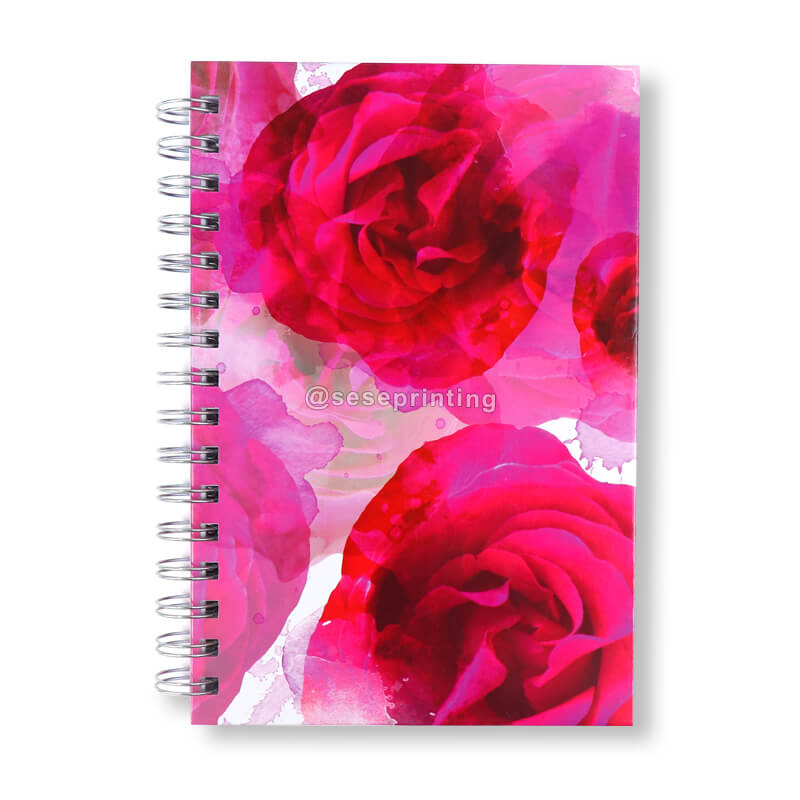 Personal Exercise Book 100/120/140 Pages Customizable Logo Planner Journal Spiral Notebook