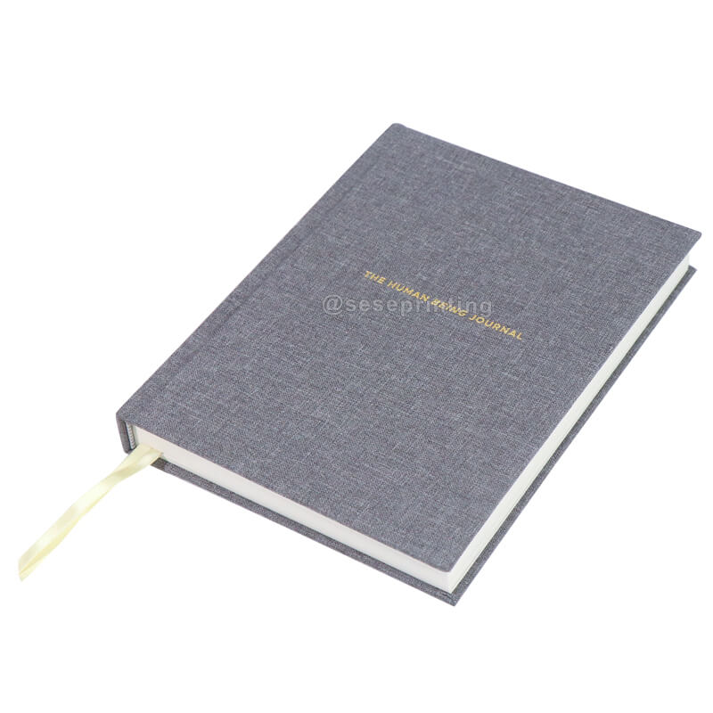 Custom Journal Printing Fabric Linen Undated Journal Agenda A5 Hardcover Notebook Diary