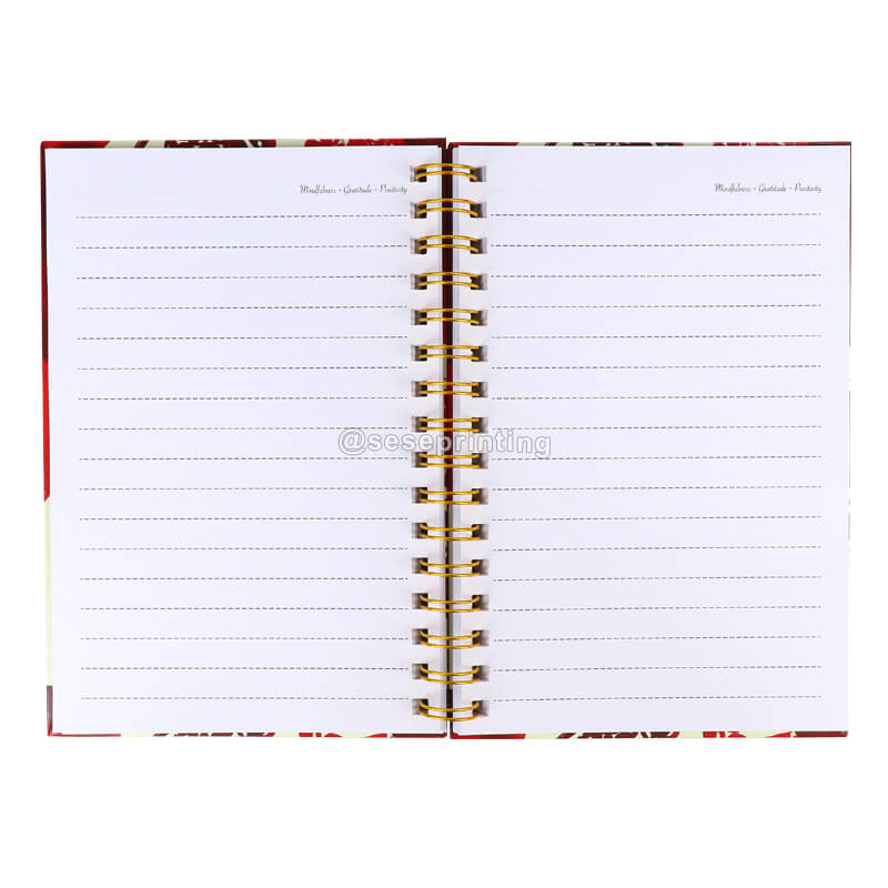 Private Label Planners and Notebooks Custom Logo Journal Spiral Notebook A5