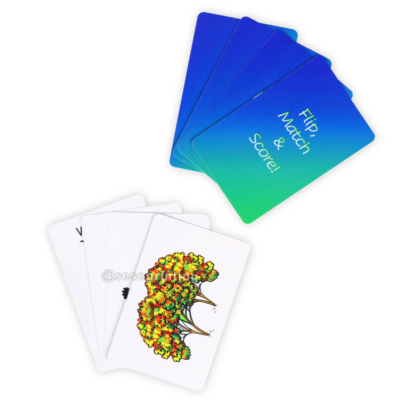 Eco-friendly Design Custom Learning Cards Educational Flash Cards Printing Image Flashcard for Children