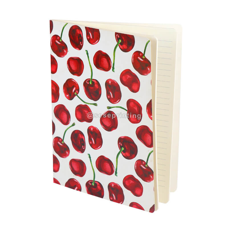 Custom Logo Notebook Journals Soft Cover Lined Pages Notepads