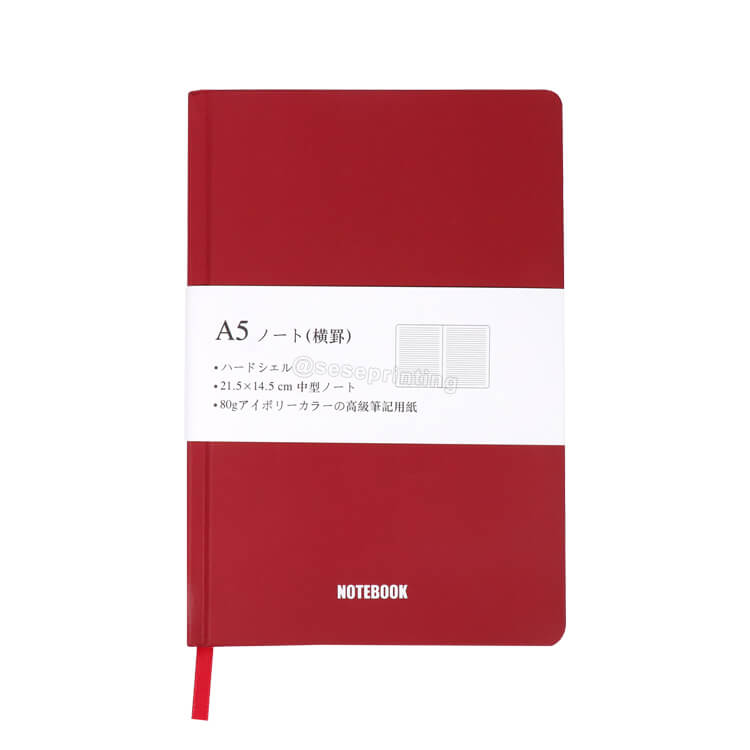 Personalized Leather Notebook Custom Diary Journal with Elastic Band