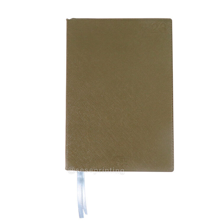 Leather Diary Daily Agenda Planner Journal Printing Custom A5 Notebooks