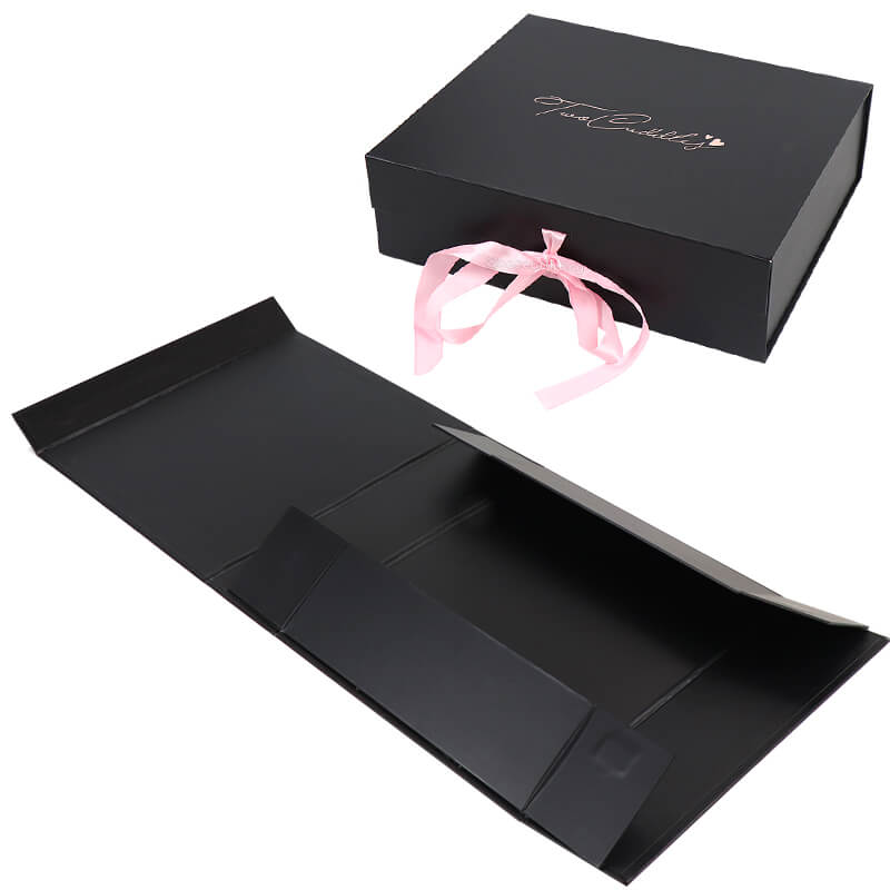 Custom Printing Logo Folding Gift Box Magnetic Flip Packaging Box
