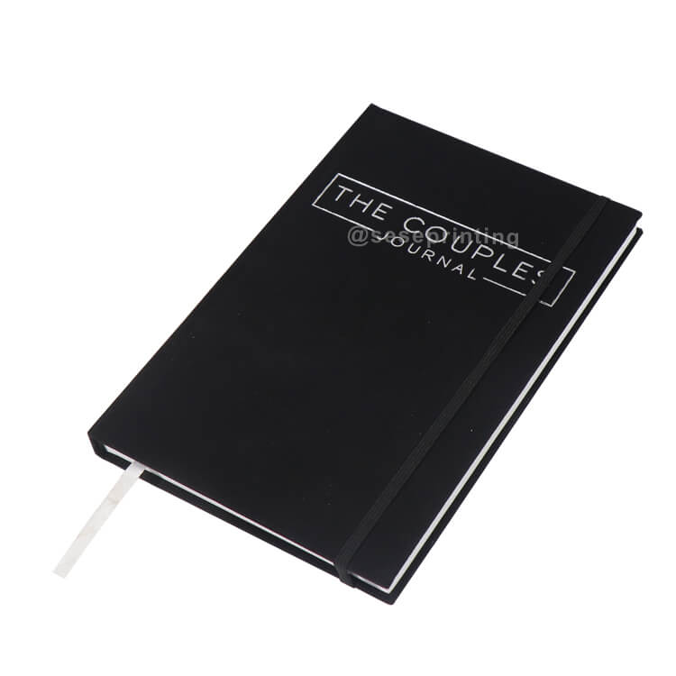 Custom A5 Linen Fabric Notebook Couple Journal Daily Challenge Planner