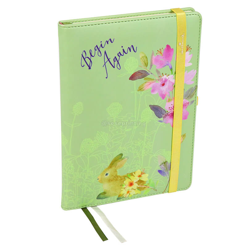Business Notebook A5 Pu Leather Journal Notebook with Pen Holder