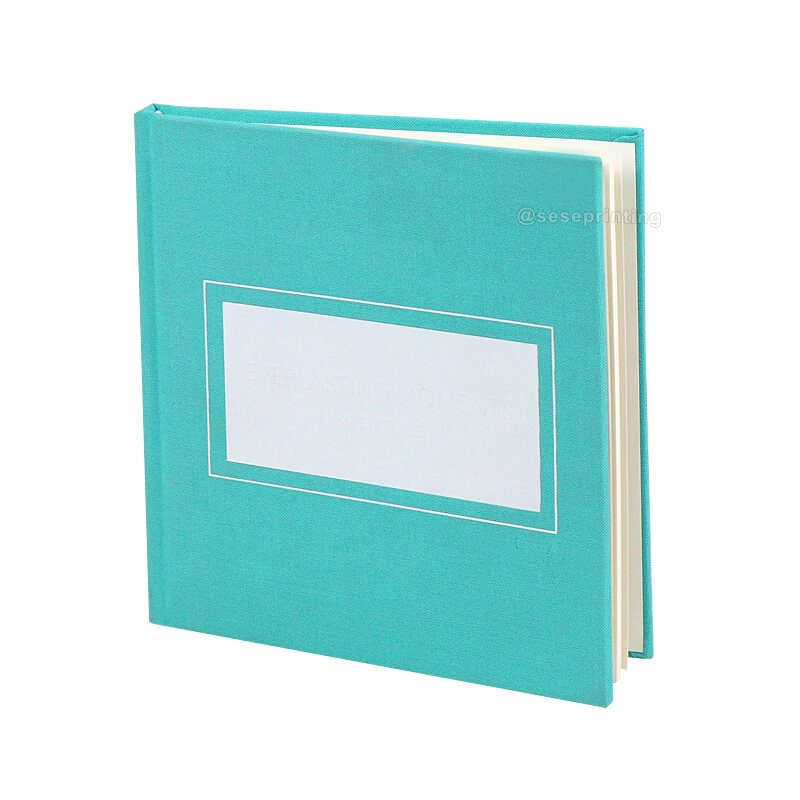 Custom Fabric Linen Hardcover Butter Paper Book Printing Photo Book