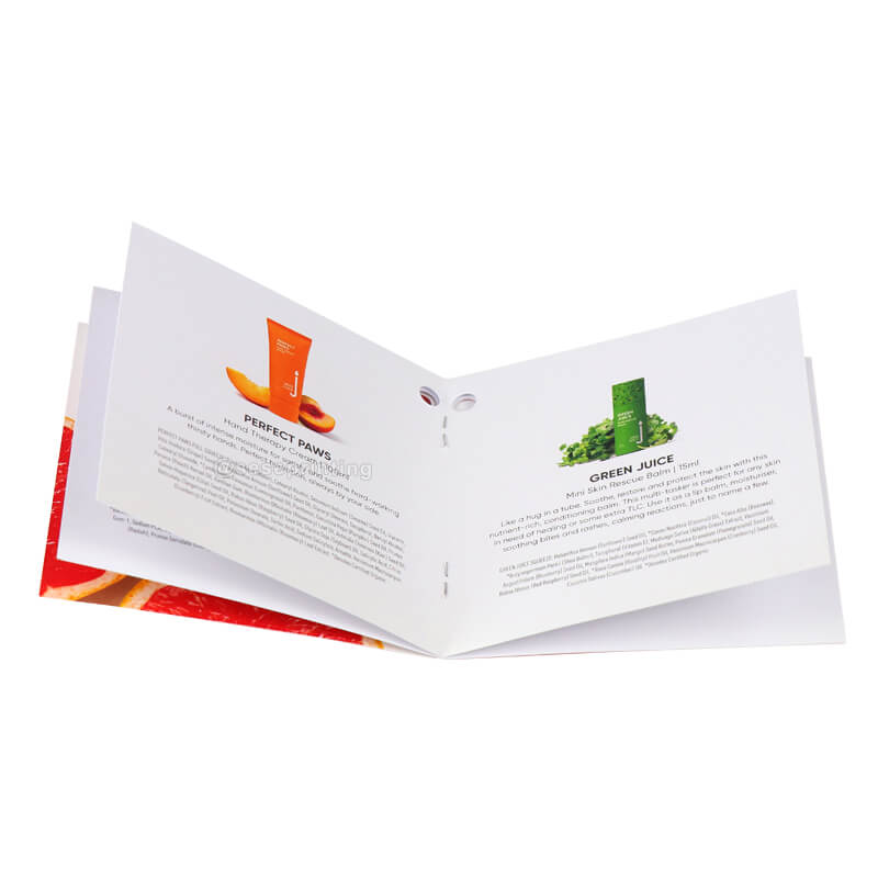 Custom Small Paper Catalogue Brochure Booklet Instruction Manual Printing
