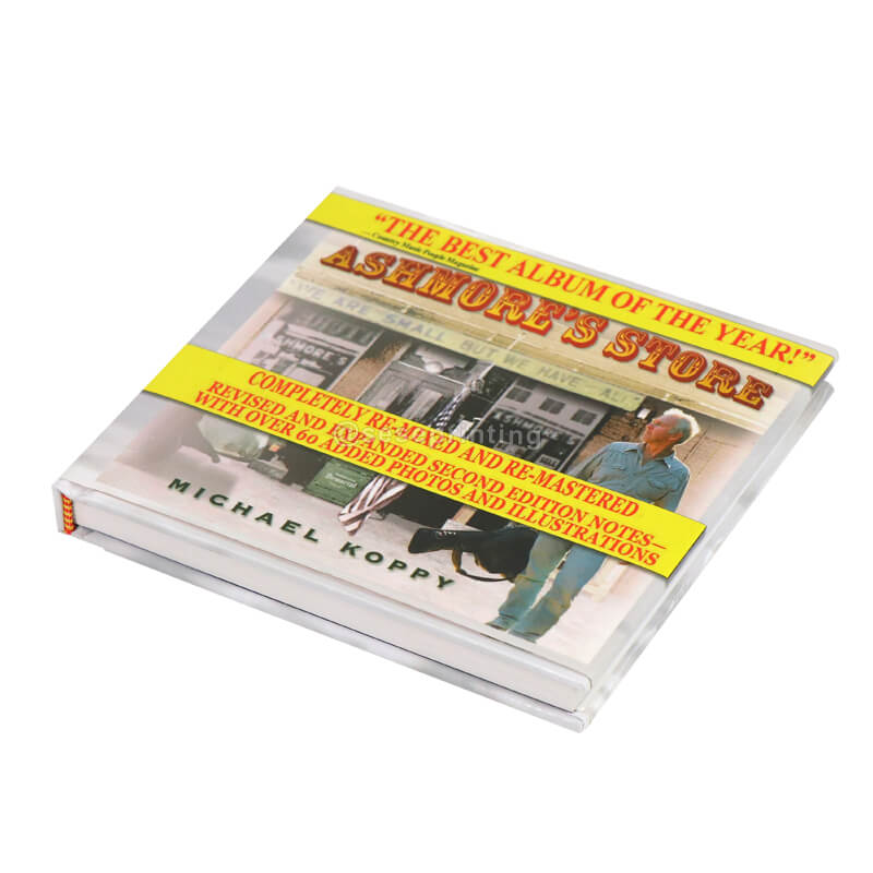 China Printing Magazines Custom Hardcover Book with Dust Jacket