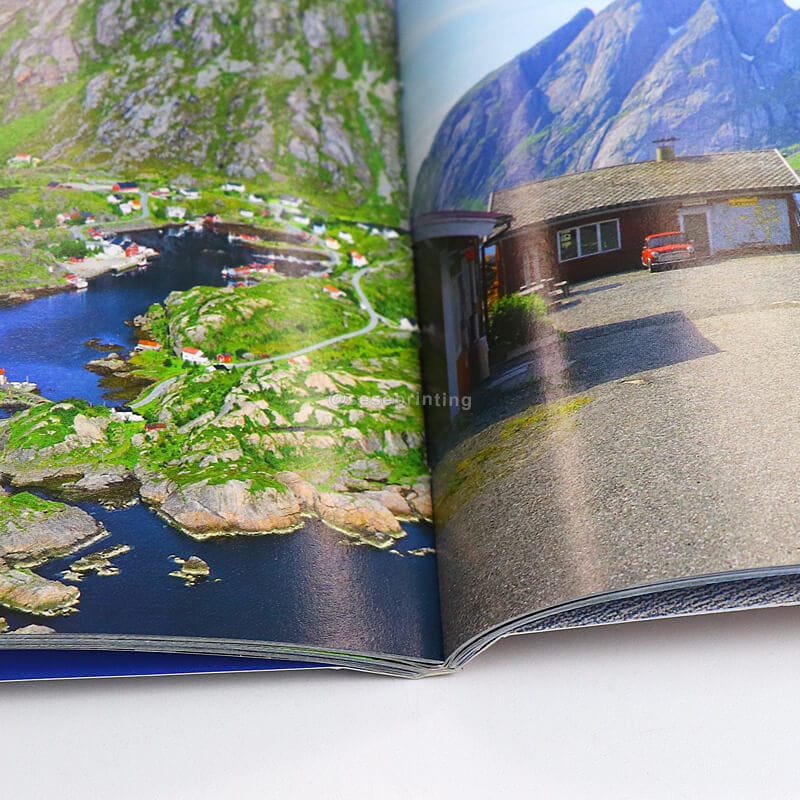 China Softcover Landscape Book Custom Printing Paperback Book