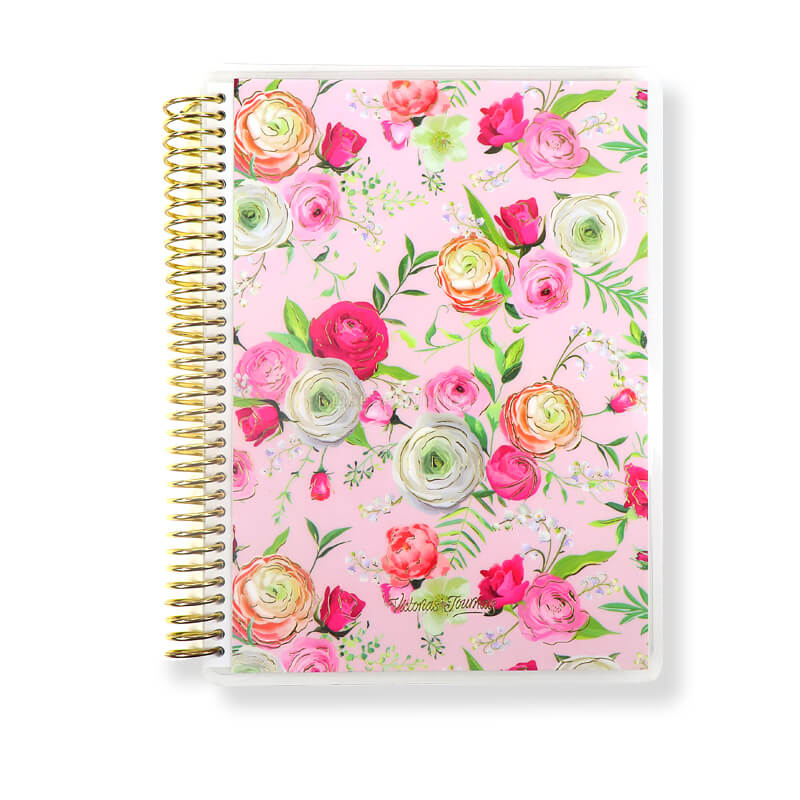 Softcover Spiral Planner Pvc Cover Design Custom Journal Notebook