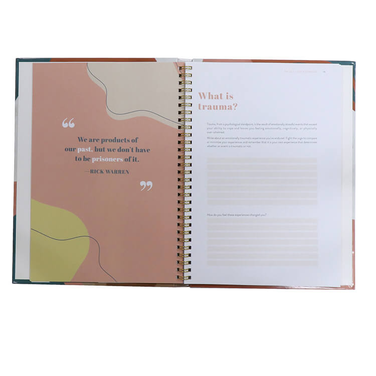 Custom A5 Printing Notebook Black Girl Planner Self Love Journal