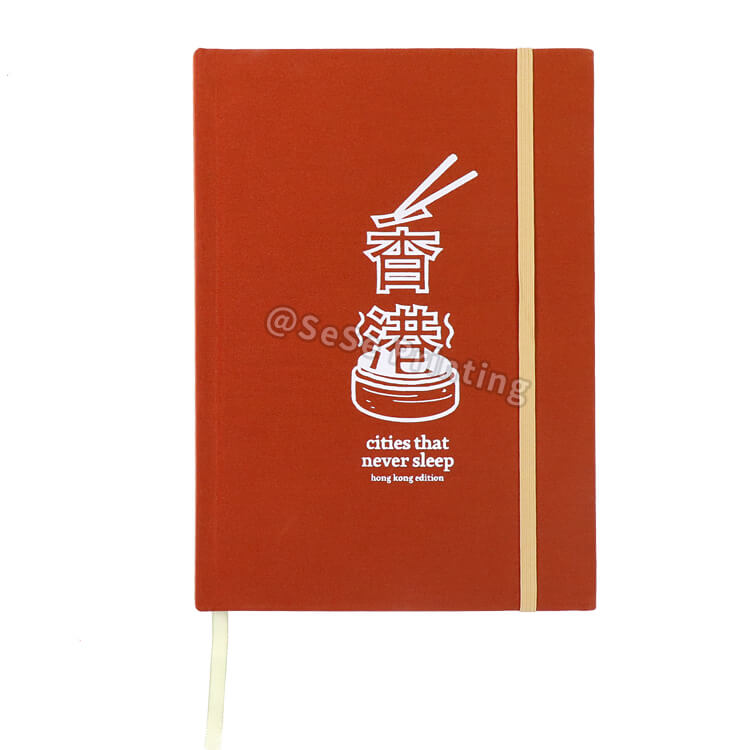 Custom A5 Notebook Printing Fabric Daily Planner Linen Journal