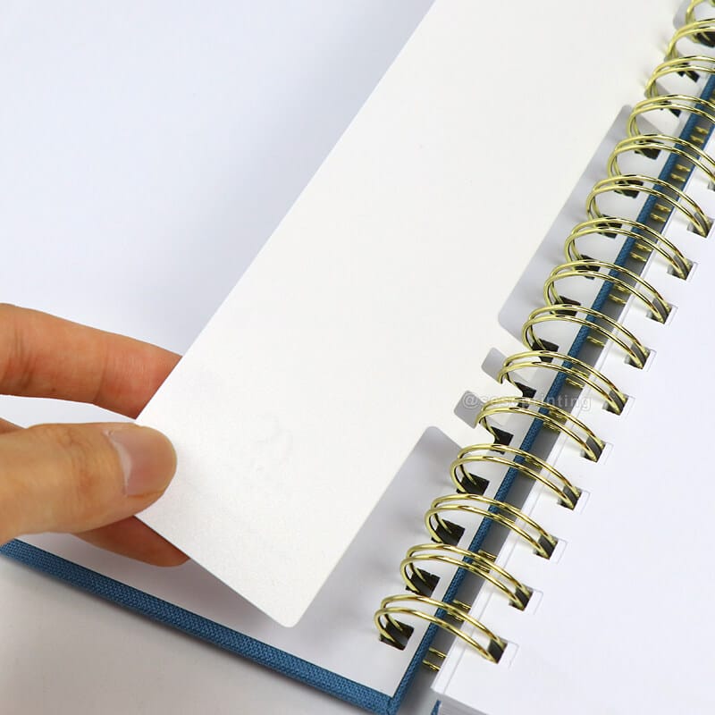 Custom Design Weekly Student Journal Notebook Spiral Planner
