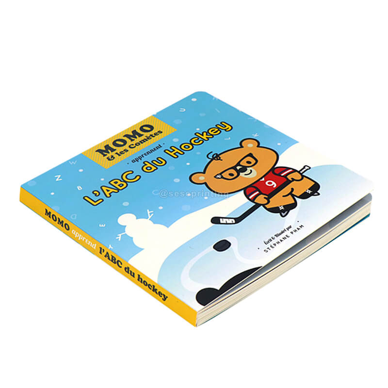 Custom Board Books Manufacturers Children Kids Cardboard Book