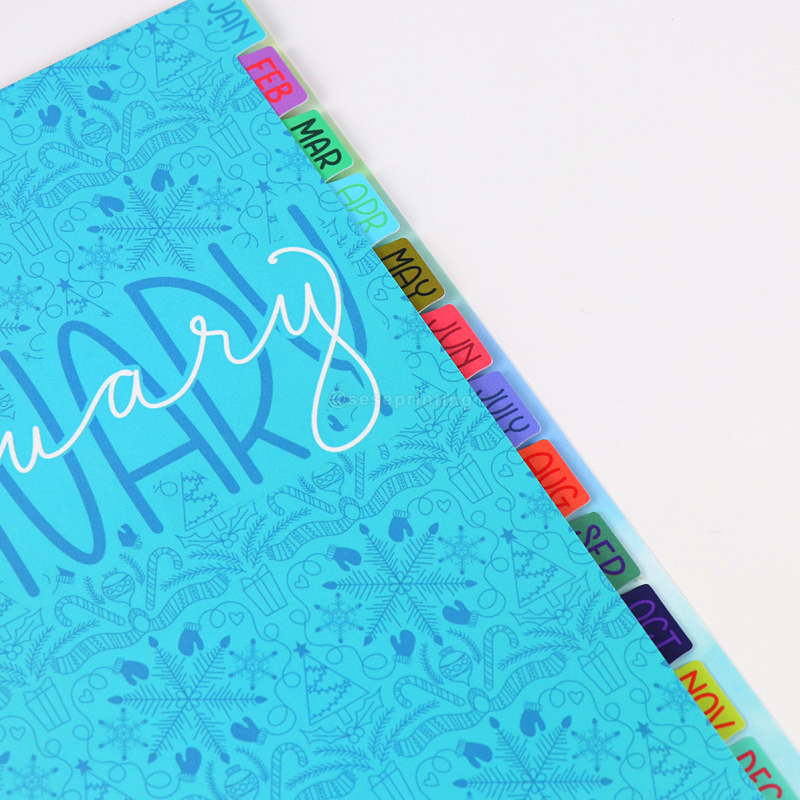 Custom PVC Cover Planner Printing Spiral Notebook Magic Journal