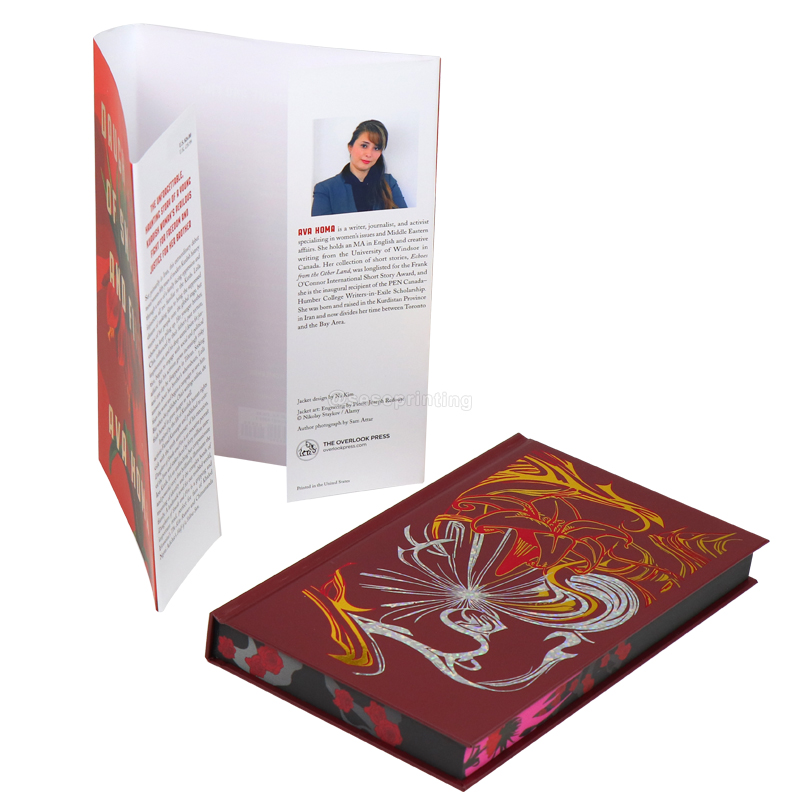 Custom Book Publishing Hardcover Sprayed Edges Book Printing